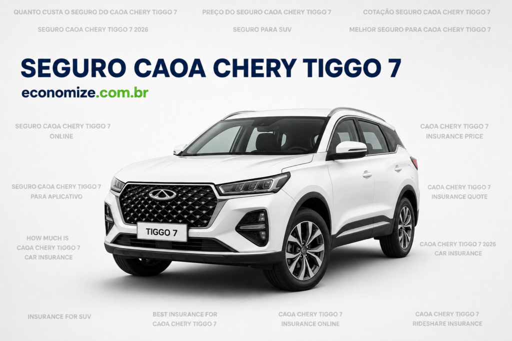 Seguro Caoa Chery Tiggo 7: Como funciona as Coberturas, e Preços