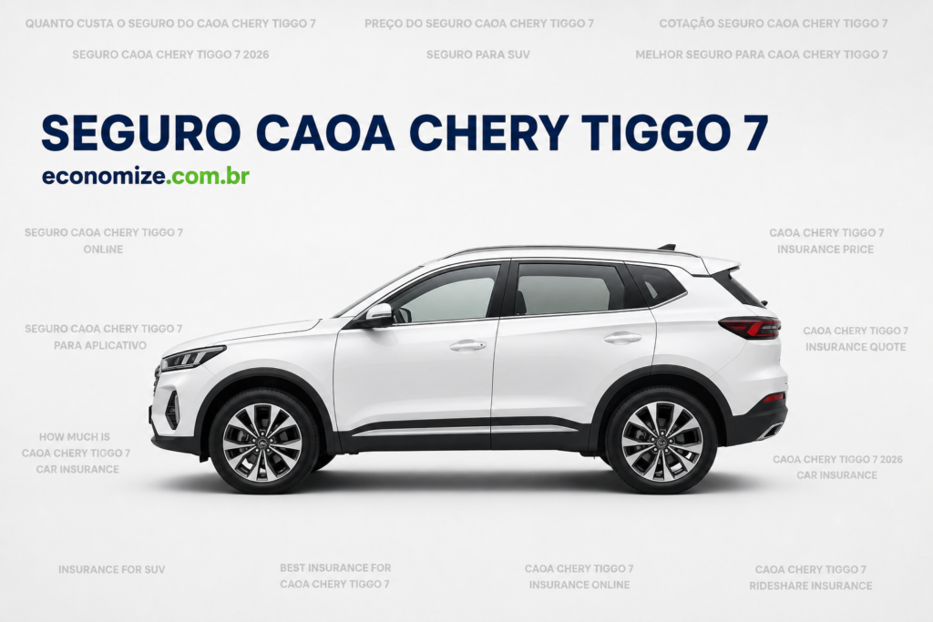 Seguro Caoa Chery Tiggo 7: Como funciona as Coberturas, e Preços