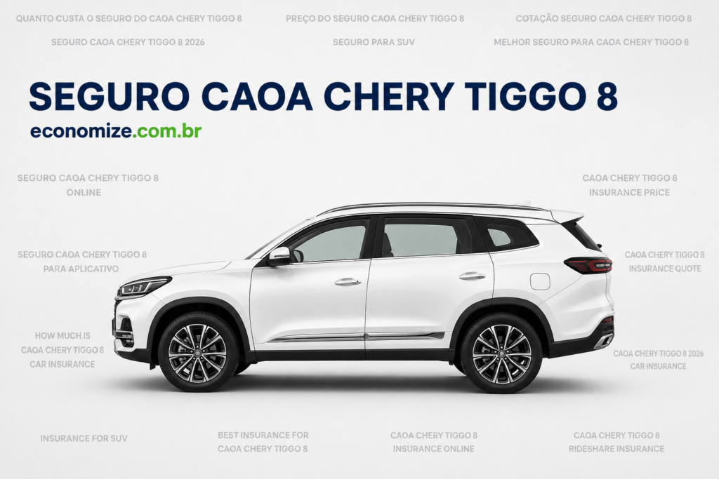 Seguro Caoa Chery Tiggo 8: Coberturas, Preço Médio e Como Economizar