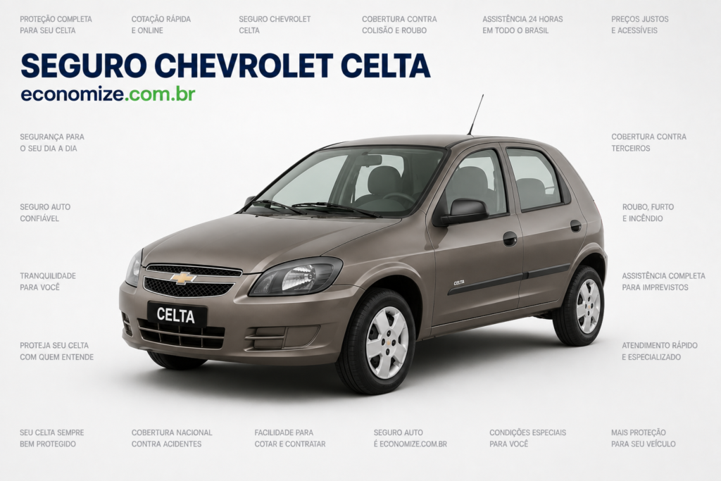 Seguro Chevrolet Celta: Coberturas, Preço Médio e Como Economizar