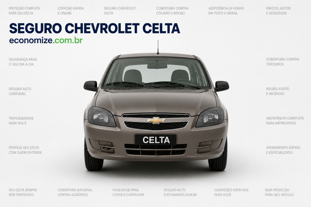 Seguro Chevrolet Celta: Coberturas, Preço Médio e Como Economizar