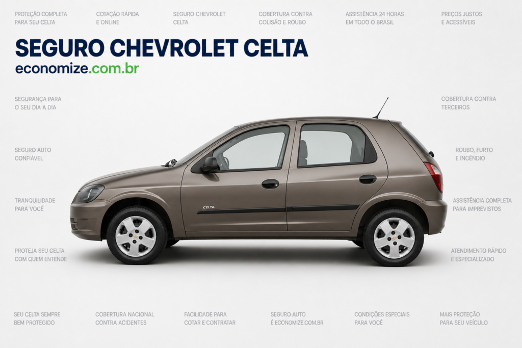 Seguro Chevrolet Celta: Coberturas, Preço Médio e Como Economizar