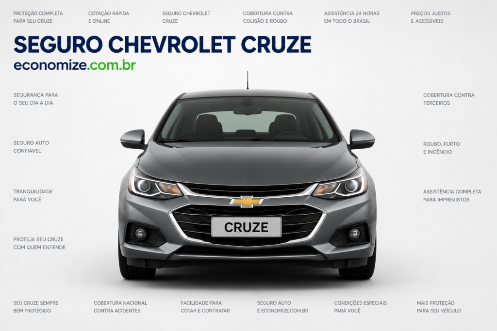 Seguro Chevrolet Cruze: Coberturas, Preço Médio e Como Economizar