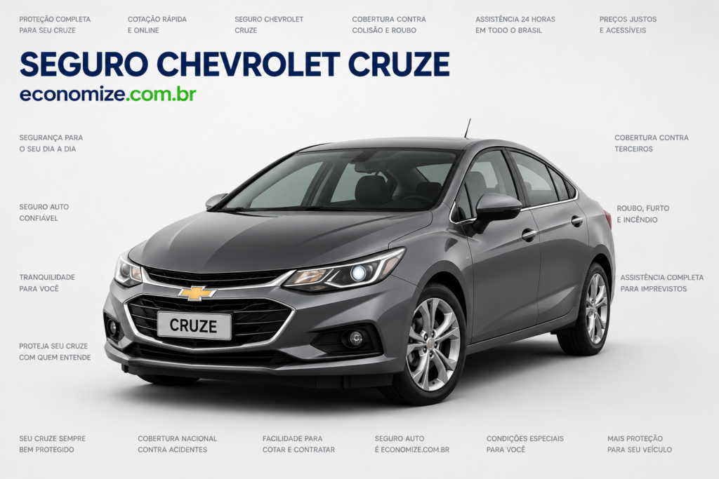 Seguro Chevrolet Cruze: Coberturas, Preço Médio e Como Economizar