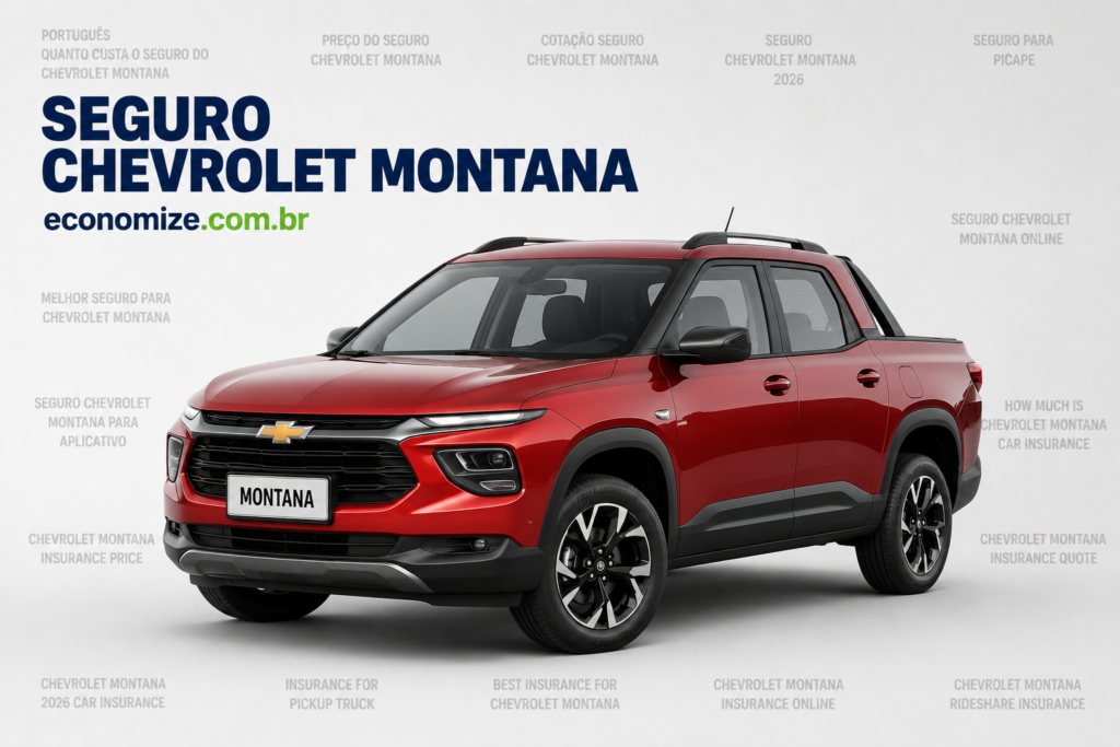Seguro Chevrolet Montana: Coberturas, Preço Médio e Como Economizar