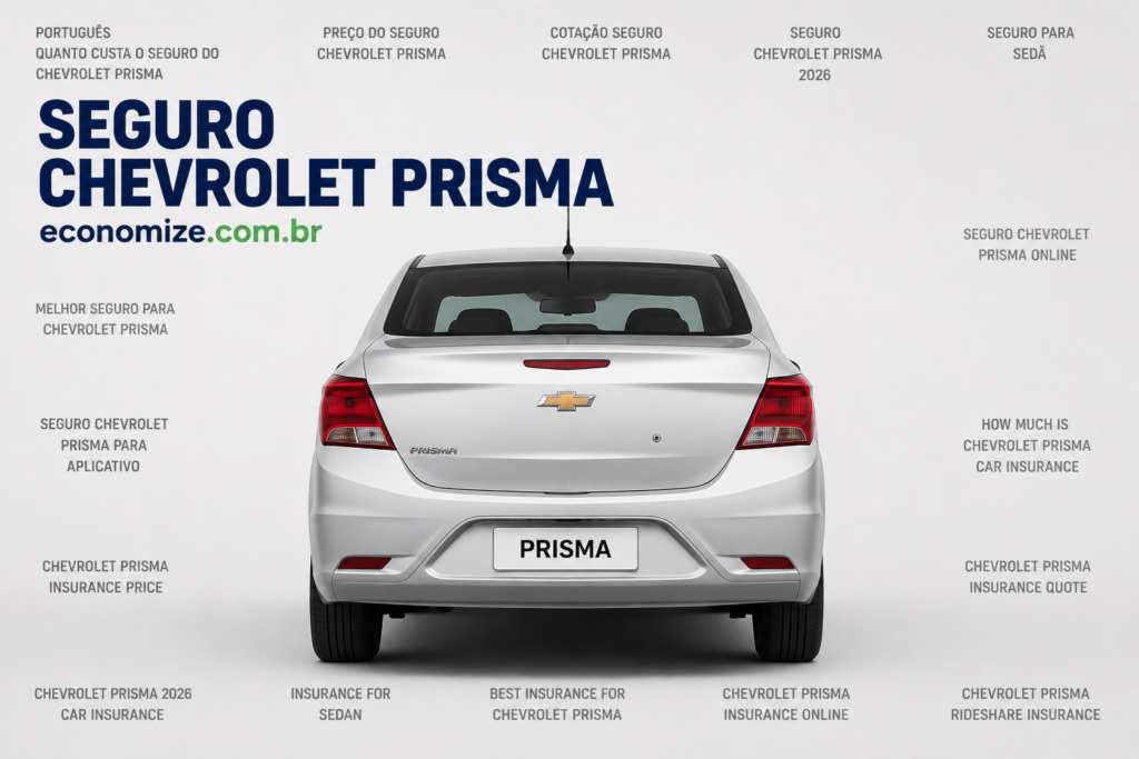 Seguro Chevrolet Prisma: Coberturas, Preço Médio e Como Economizar