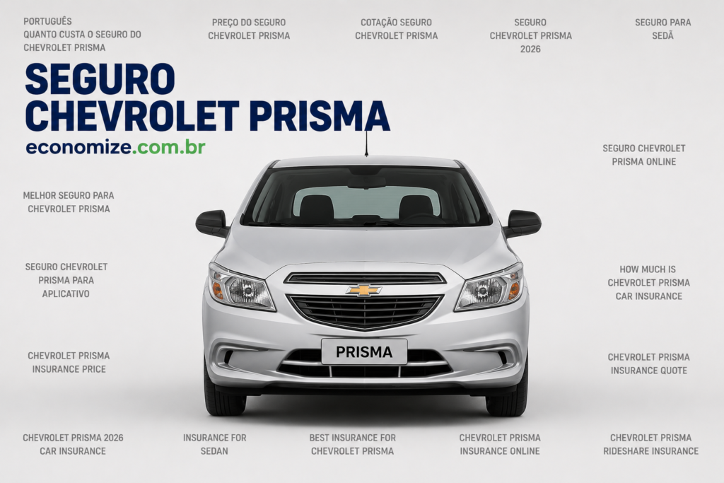 Seguro Chevrolet Prisma: Coberturas, Preço Médio e Como Economizar