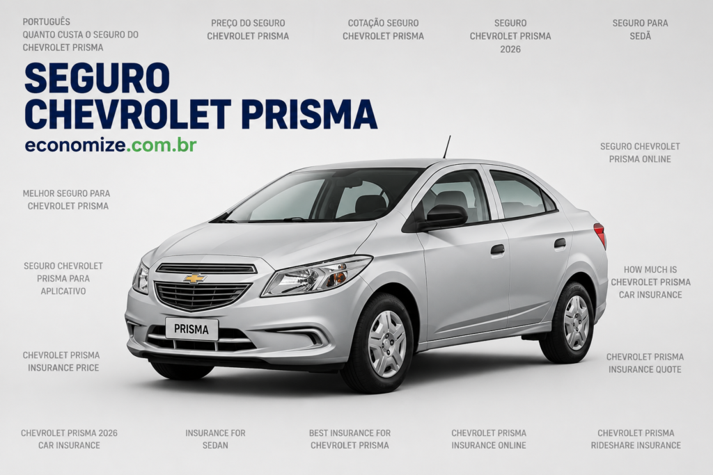 Seguro Chevrolet Prisma: Coberturas, Preço Médio e Como Economizar