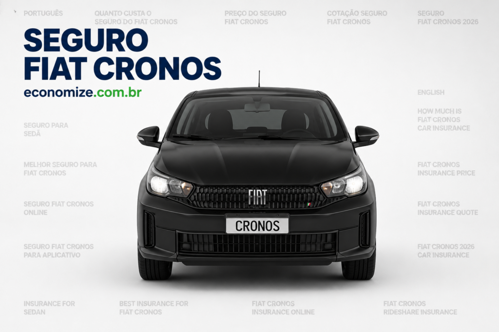 Seguro Fiat Cronos: Coberturas, Preço Médio e Como Economizar