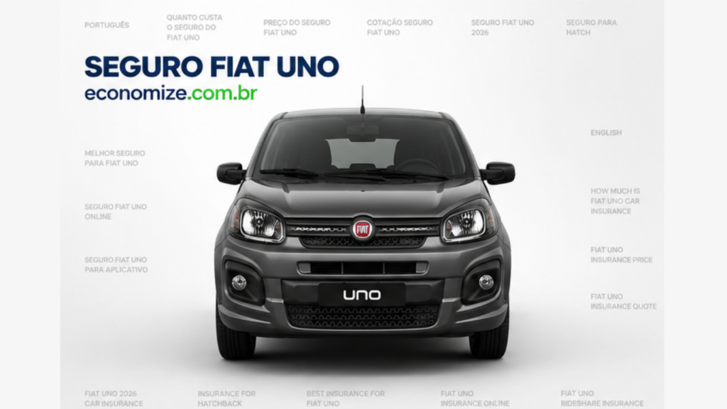 Seguro Fiat Uno: Coberturas, Preço Médio e Como Economizar