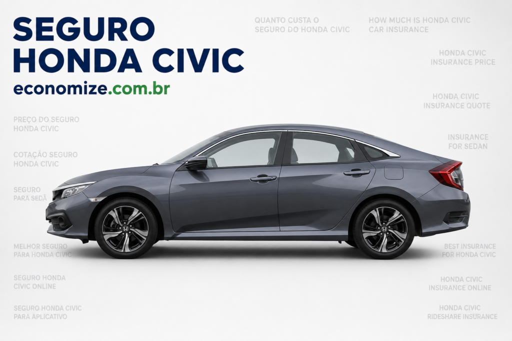 Seguro Honda Civic: Coberturas, Preço Médio e Como Economizar