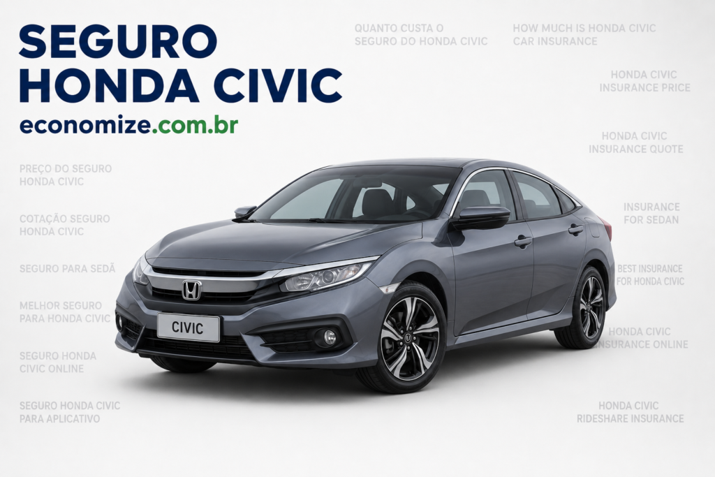 Seguro Honda Civic: Coberturas, Preço Médio e Como Economizar