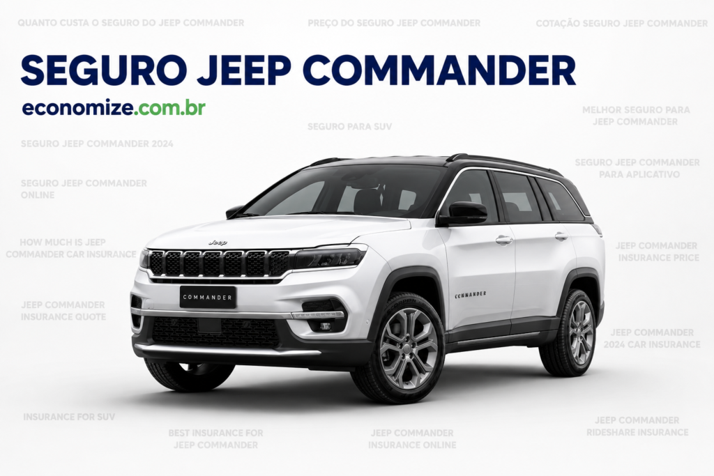Seguro Jeep Commander: Coberturas, Preço Médio e Como Economizar