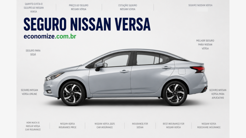 Seguro Nissan Versa: Coberturas, Preço Médio e Como Economizar