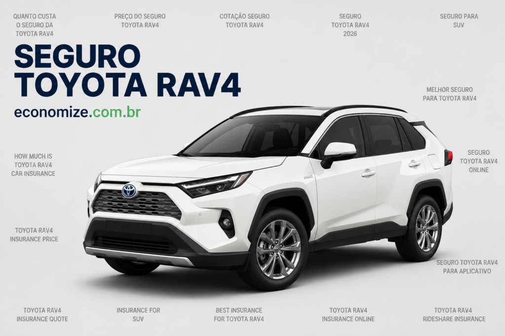 Seguro Toyota RAV4: Economize com o Guia de Coberturas e Preços