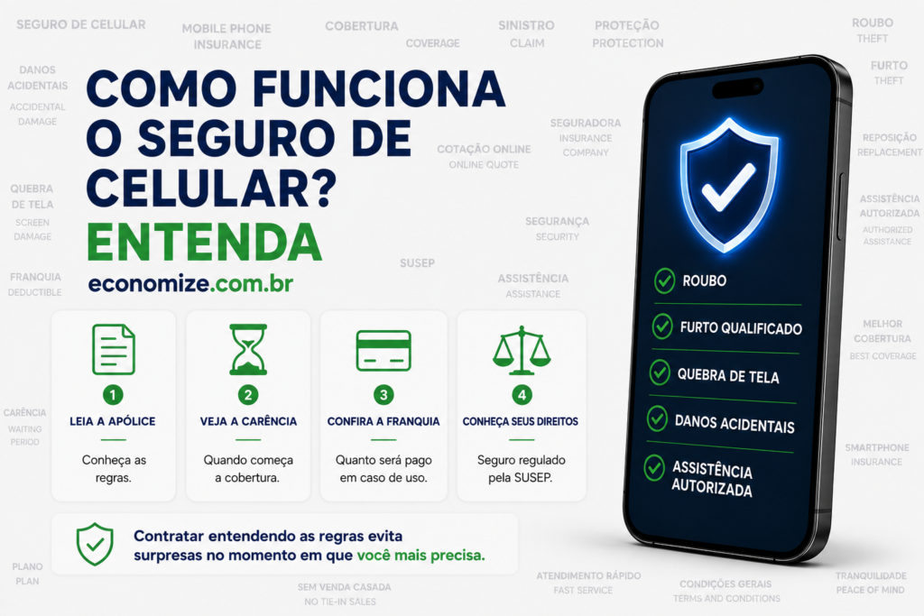 como funciona o seguro de celular entenda