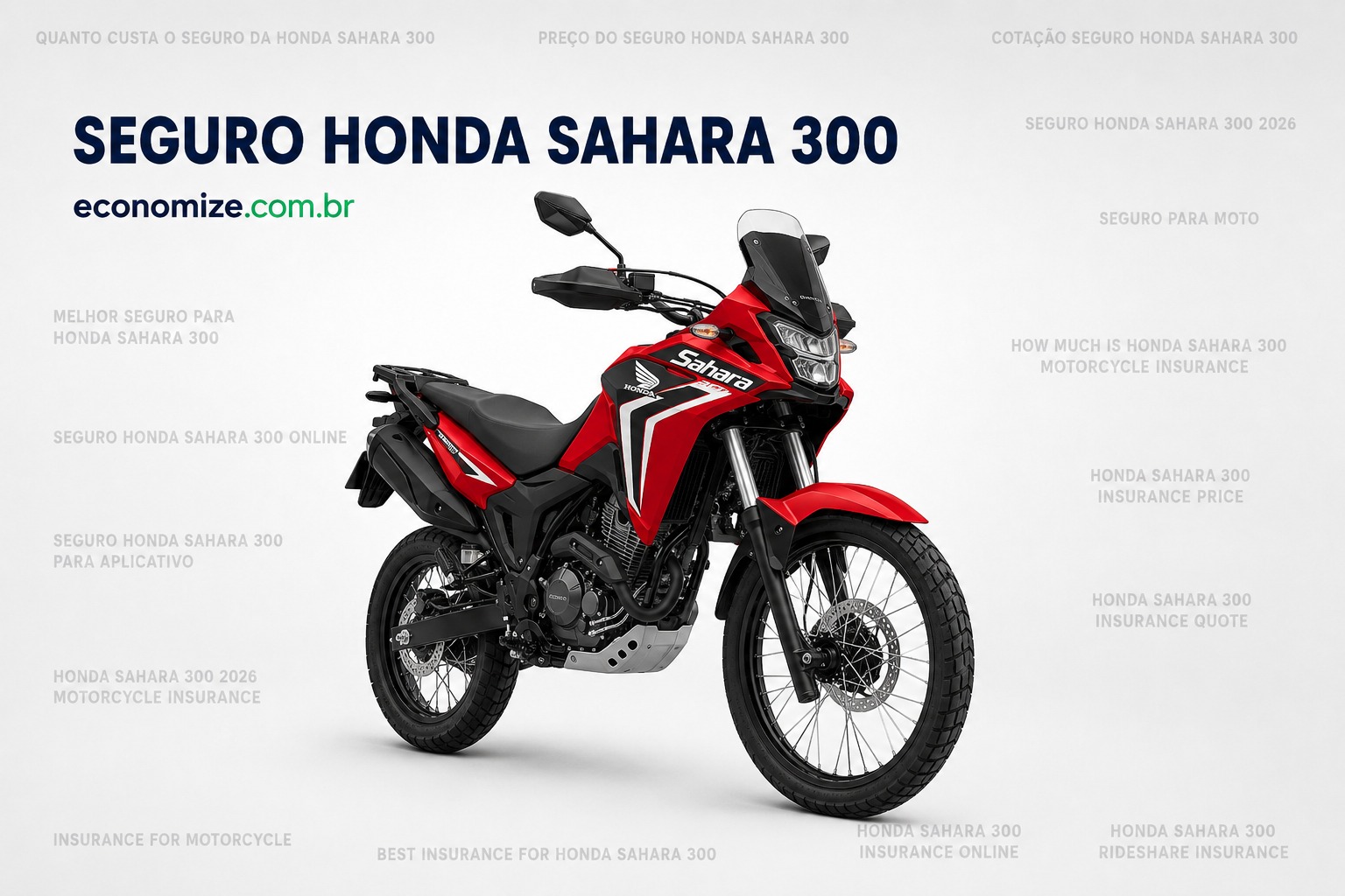 seguro honda sahara 300