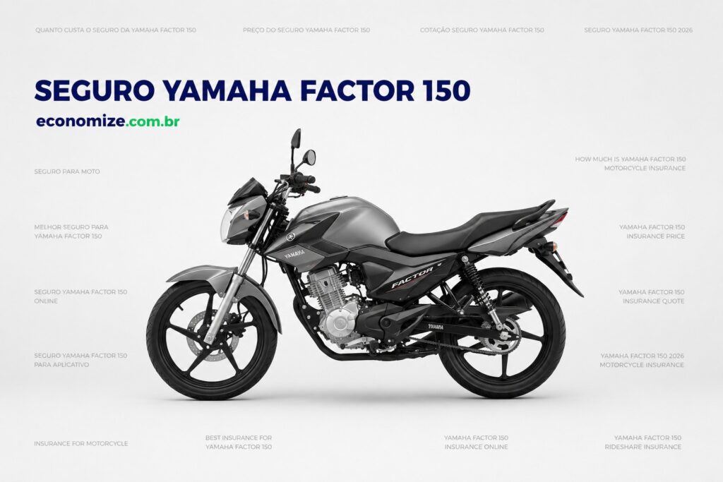 seguro yamaha factor 150 preço