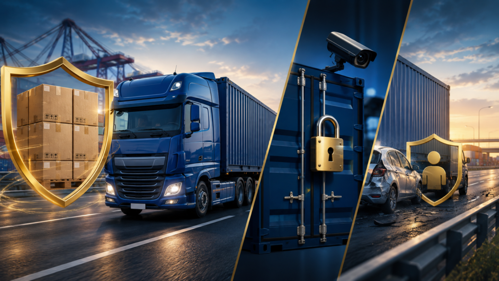 RCTR-C, RC-DC e RC-V: guia dos três seguros obrigatórios da transportadora