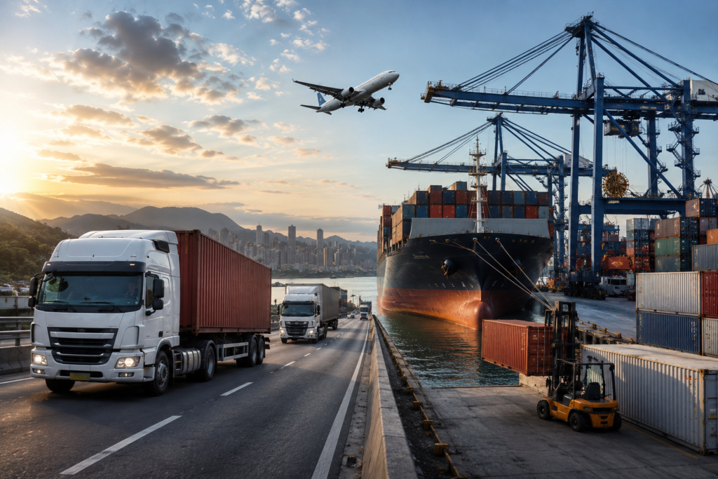 Transporte nacional e internacional: o que muda no seguro da carga
