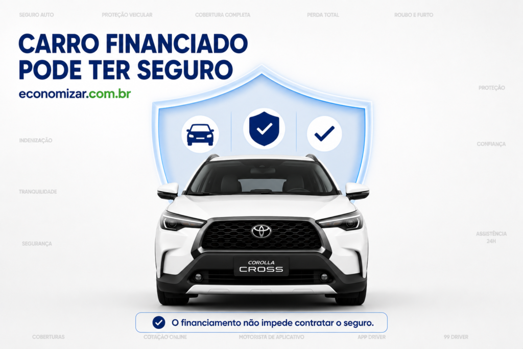 motorista de carro financiado seguro