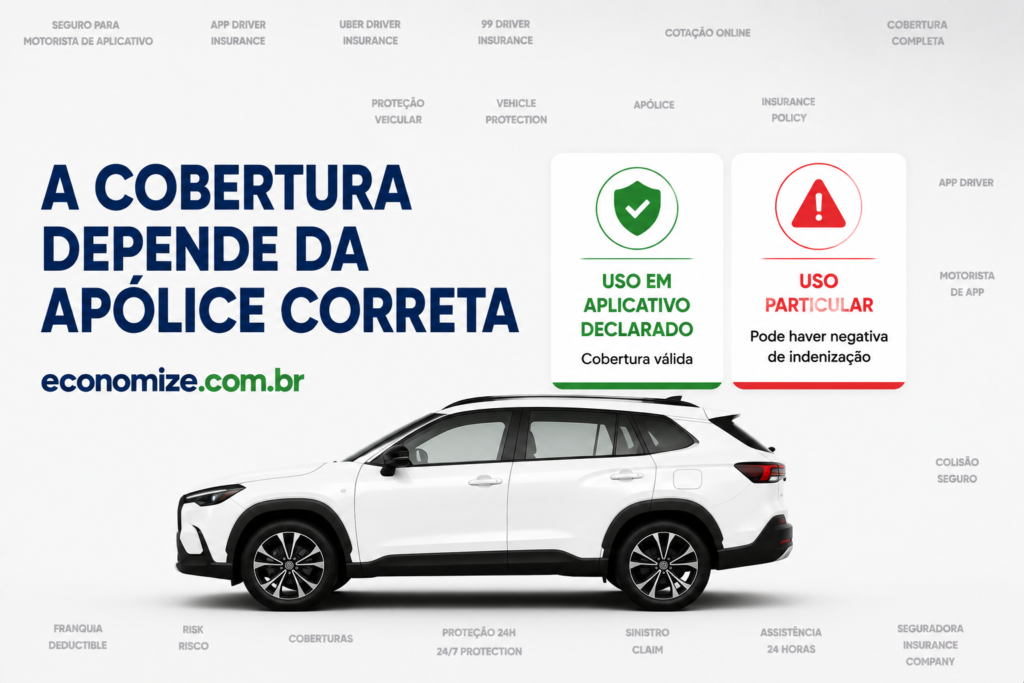 o seguro cobre acidentes durante uma