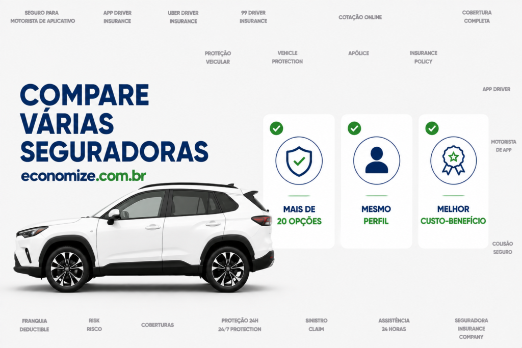 compare varias seguradoras no aplicativo