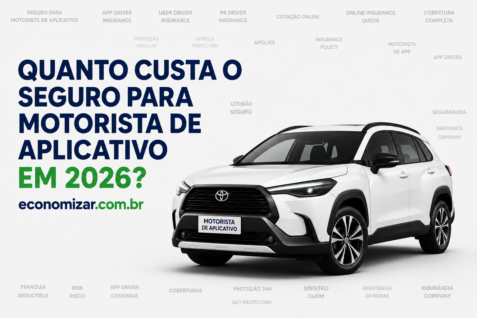 quanto custa o seguro para motorista de aplicativo