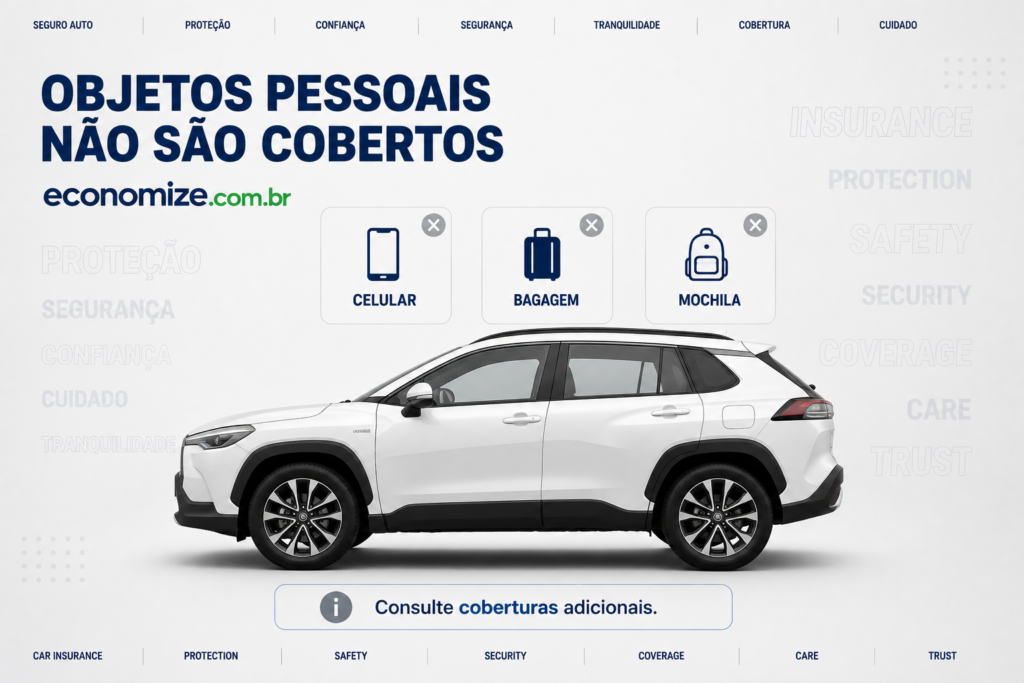 seguro cobre objetos dos passageiros