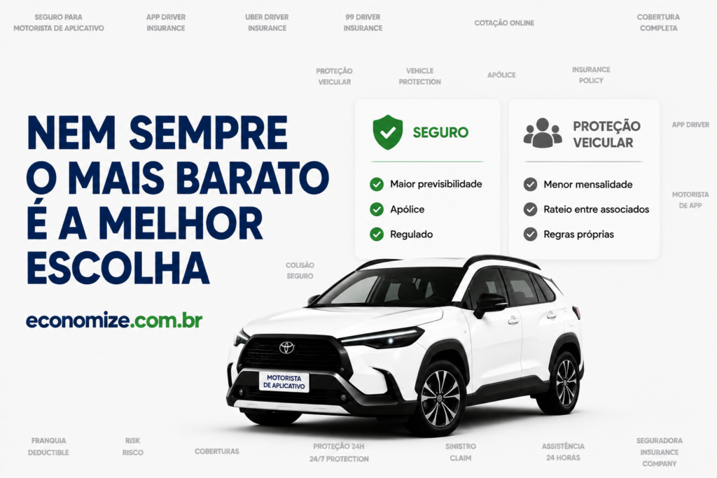 seguro ou proteção veicular qual vale mais a pena