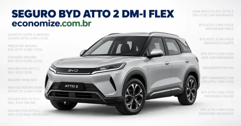 Seguro para BYD Atto 2 DM-i Flex: cotação online na Economize ON