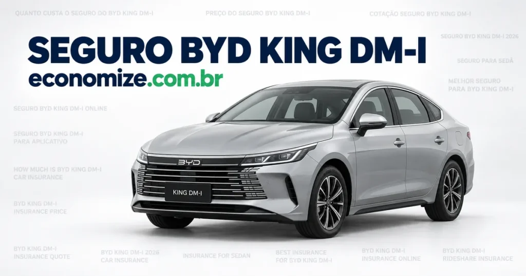 Seguro para BYD King DM-i: cotação online na Economize ON