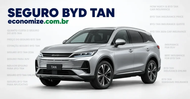 Seguro para BYD Tan: cotação online na Economize ON