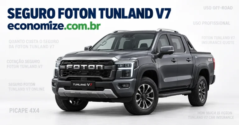 Seguro para Foton Tunland V7: cotação online na Economize ON
