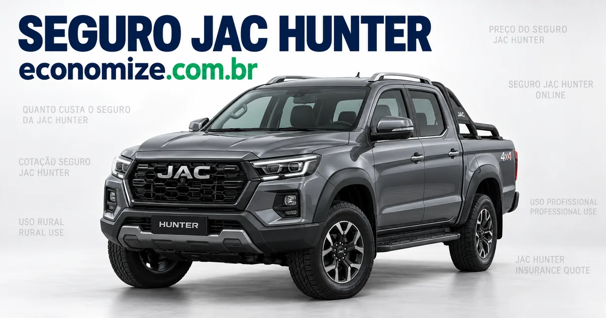 Seguro para JAC Hunter: cotação online na Economize ON