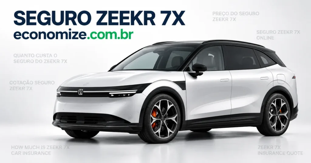 Seguro para Zeekr 7X: cotação online na Economize ON