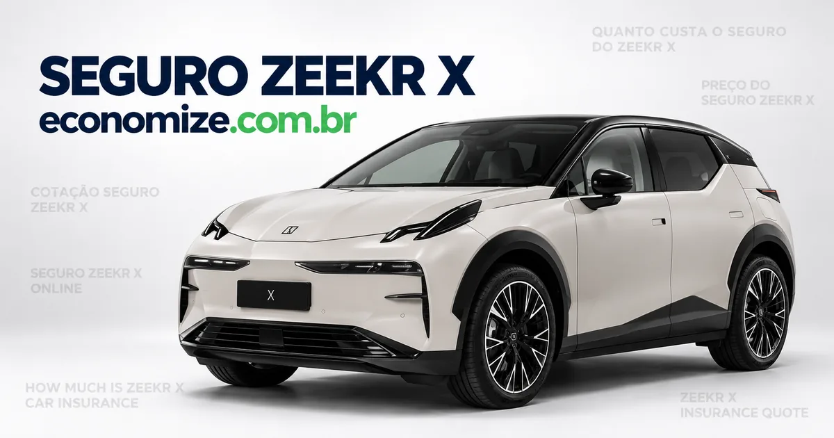 Seguro para Zeekr X: cotação online na Economize ON