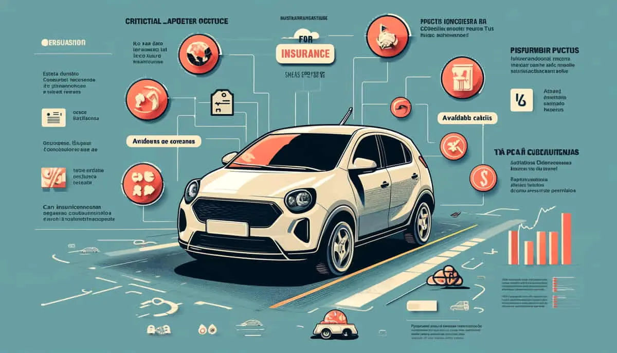 Infográfico sobre seguro para o Chery Face, destacando fatores que influenciam o custo do seguro, opções de cobertura e dicas para obter a melhor cotação. O design é limpo e profissional, com ícones representando seguro, custo e segurança, sobre um fundo com o contorno do modelo Chery Face. A imagem é informativa e voltada para proprietários de carros no Brasil.