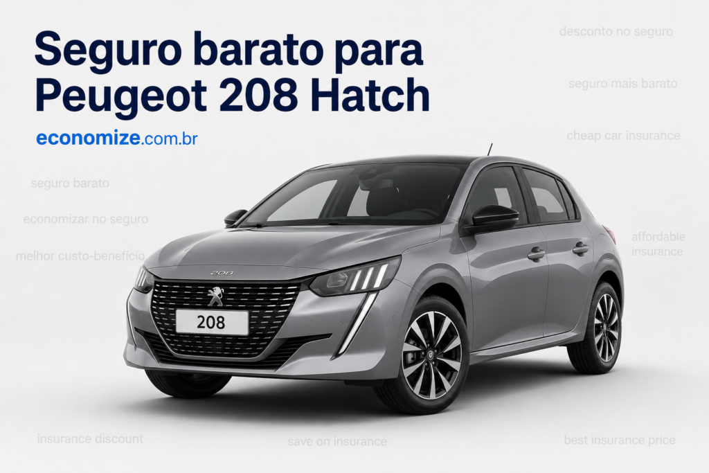 Seguro Peugeot 208: Coberturas, Preço Médio e Como Economizar